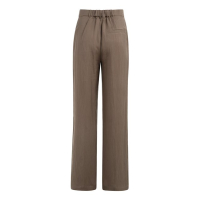 YAYA Woven wide leg trousers L32 washed brown