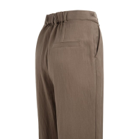 YAYA Woven wide leg trousers L32 washed brown