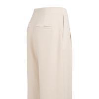 YAYA Woven linen mix wide leg trousers 
