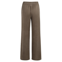 YAYA Woven wide leg trousers washed brown