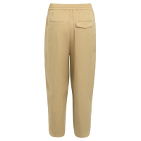 YAYA Geweven barrelbroek met elastische taille safari brown