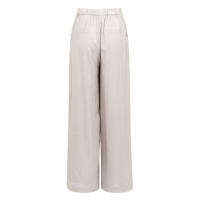 YAYA Wijde broek met deels elastische taille gray