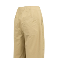 YAYA High-waist barrel-leg broek met knoopdetail safari brown