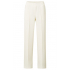 YAYA Jersey structured wide leg trousers,  ivory white