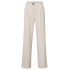 YAYA Jersey wide leg trousers with pleads, moonstruck grey