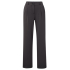 YAYA Jersey wide leg trousers with pleads, anthracite