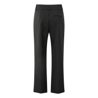 YAYA Trousers with modern waistband, black