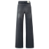 YAYA High waist loose wide denim - L34, grey denim