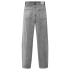 YAYA Loose fit hw denim, light grey denim