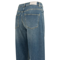 YAYA Cargo jeans with low crotch blue denim