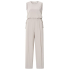 YAYA Woven sleeveless jumpsuit, milk brown
