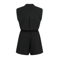 YAYA Woven sleeveless jumpsuit black