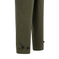 YAYA Linen mix woven jumpsuit army green