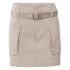 YAYA Woven cargo mini skirt with pockets, light taupe