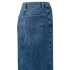 YAYA Denim maxi skirt w.slit, blue denim
