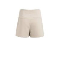 YAYA Woven mini skort with pockets crockery brown