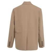 YAYA Oversized blazer with buttons khaki green