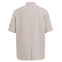 YAYA Blazer with short sleeves mauve purple