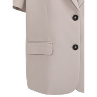 YAYA Blazer with short sleeves mauve purple