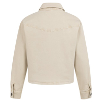 YAYA Denim jacket with seams beige