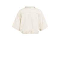 YAYA Denim look jacket cloud creme white