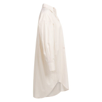YAYA Jurk met knoopdetails semolina brown dessin