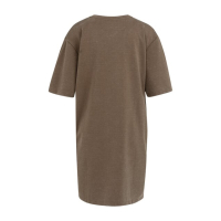 YAYA Jersey v-neck dress washed brown