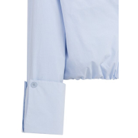 YAYA Balloon blouse with v-neck ice blue