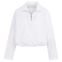 YAYA Balloon blouse with zipper pure white