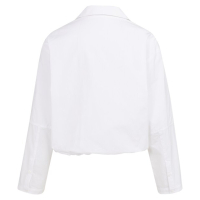 YAYA Balloon blouse with zipper pure white