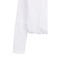 YAYA Balloon blouse with zipper pure white
