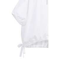 YAYA Boxy top with adjustable waist pure white