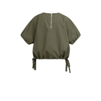 YAYA Boxy top with adjustable waist army green