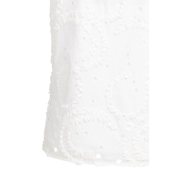YAYA Embroided sleeveless top white