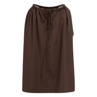 YAYA Haltertop met gevlochten halslijn aubergine purple