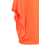 YAYA V-neck top with elastic waistband, exotic orange
