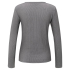 YAYA Ribbed long sleeve top, dark night grey dessin 
