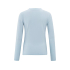 YAYA  Jersey henley top with long sleeves, gray dawn blue