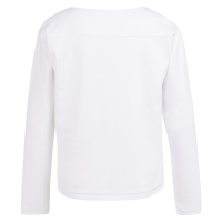 YAYA Top with seam detail pure white