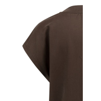 YAYA Mouwloos topje met ronde hals aubergine purple