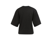 YAYA Jersey top with woven details 