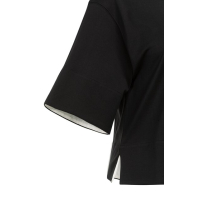 YAYA Jersey top with woven details 