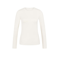 YAYA Cotton long sleeve shirt birch beige