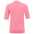YAYA Soft high neck t-shirt with half sleeve, morning glory pink