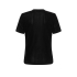 YAYA Velvet mesh t-shirt, black