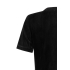 YAYA Velvet mesh t-shirt, black