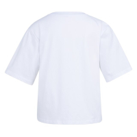 YAYA T-shirt with flock print blue grey dessin