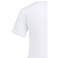 YAYA T-shirt with mesh edge pure white