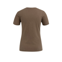 YAYA Short sleeve v-neck tshirt washed brown