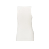 YAYA Singlet with rib edge, off white